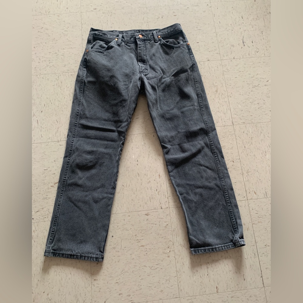 Wrangler Original Fit cowboy cut jeans Black